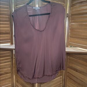 ❤️ 3/$18 Olivaceous frayed tank